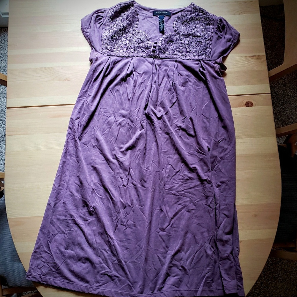 Banana Republic Purple Shift Dress
